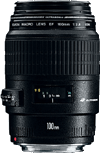 Canon EF 100 mm f/2.8 Macro USM.